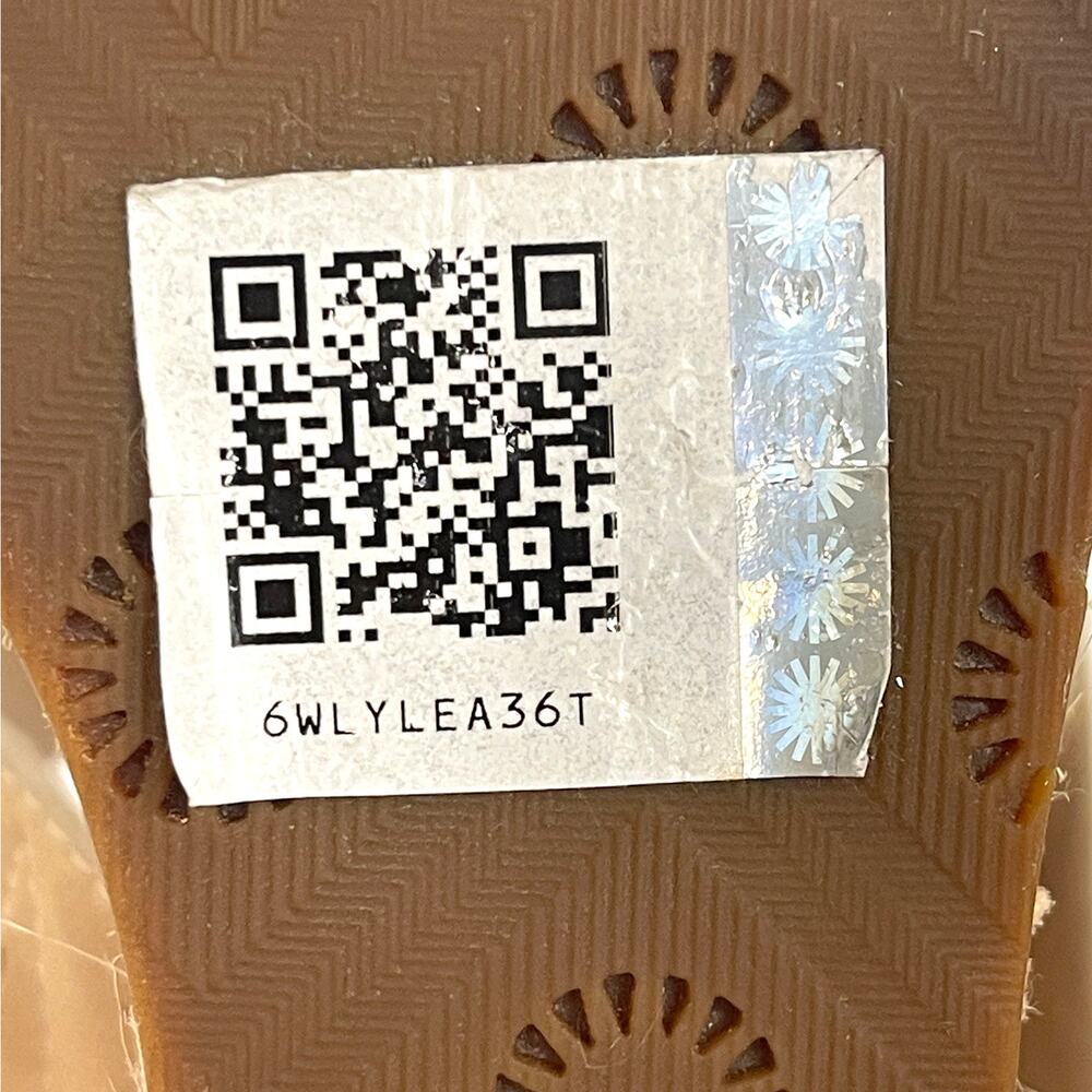 Ugg Elena Wedge Sandals Sz 8.5 Horchata Beige Nubuck Leather 3" Jute Cork Heel - Picture 10 of 11